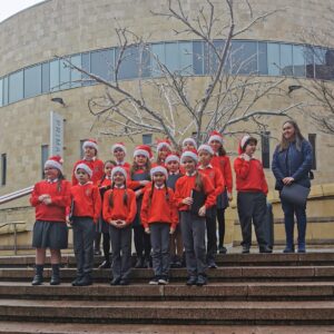 The School Choir Attend the Richmond centre’s Christmas event