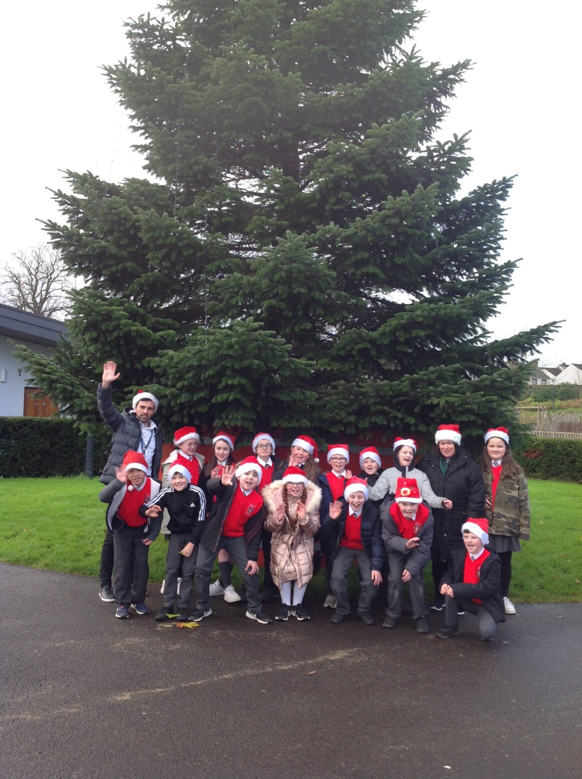 Primary 6 Santa style daily mile