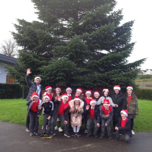 Primary 6 Santa style daily mile